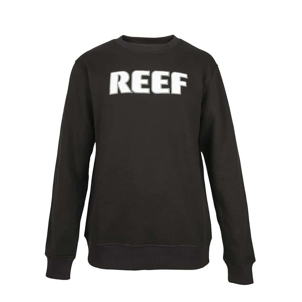 POLERON HOMBRE LOGO NEGRO REEF