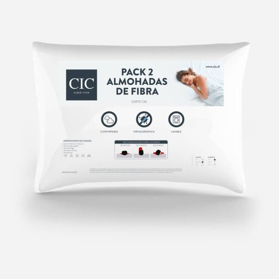 PACK 2 ALMOHADAS 50x70CM CIC - Imagen 3