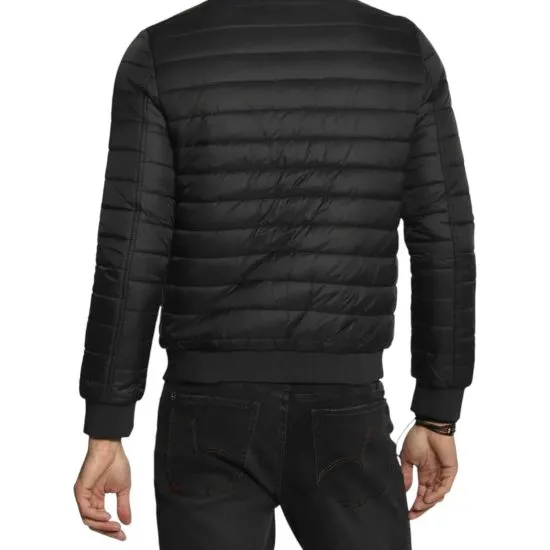 PARKA HOMBRE NEGRO BOMBER BASICA REORDER ELLUS - Imagen 2