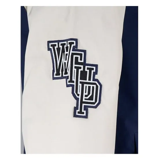 Chaqueta Whatup Hombre Varsity Buttons Blue - Imagen 3