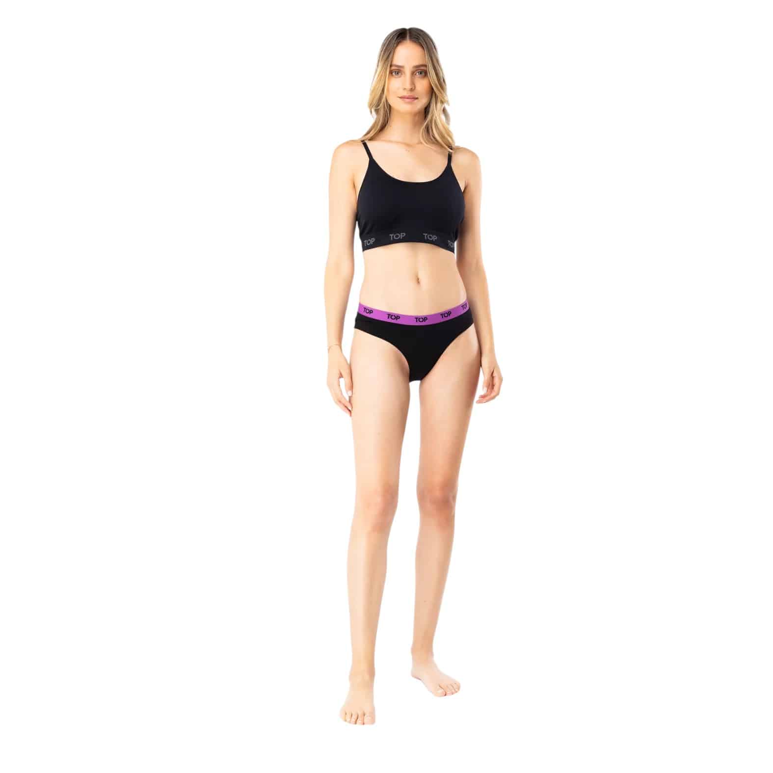 PACK 3 CALZON BIKINI MUJER ALGODON M205P3C4 TOP - Imagen 3