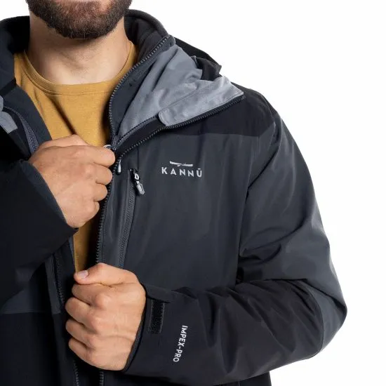 CHAQUETA HOMBRE BAKER 3 EN 1 NEGRO KANNU - Imagen 3