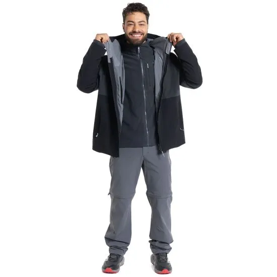 CHAQUETA HOMBRE BAKER 3 EN 1 NEGRO KANNU - Imagen 4