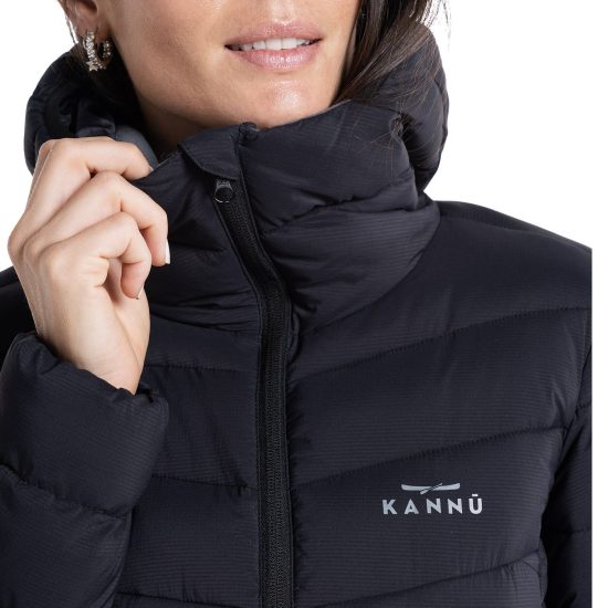 CHAQUETA MUJER LARGA INSULADA CISNES KANNU - Imagen 3