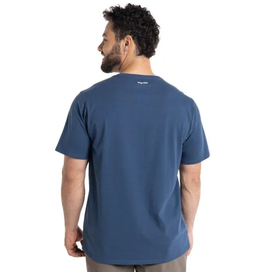 POLERA HOMBRE MINI LOGO AZUL KANNU - Imagen 2