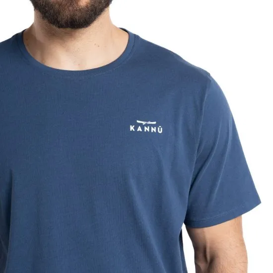 POLERA HOMBRE MINI LOGO AZUL KANNU - Imagen 3