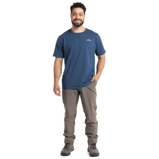 POLERA HOMBRE MINI LOGO AZUL KANNU - Imagen 4