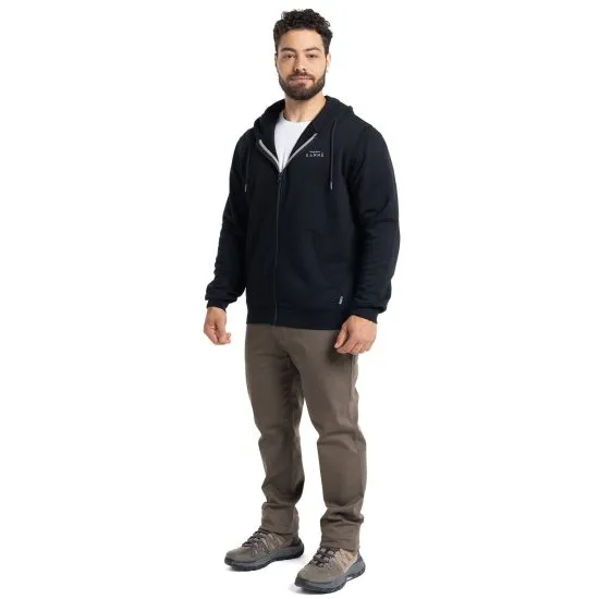POLERON HOMBRE HOODIE COIGUE FULL ZIP NEGRO KANNU - Imagen 4