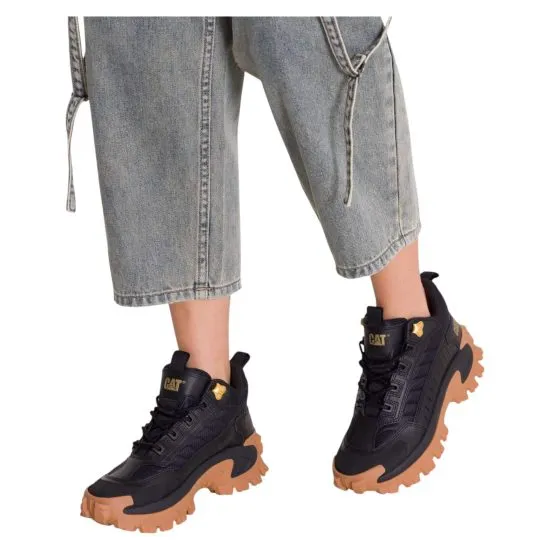 Zapatilla Con Caña Casual Mujer Intruder Mid Negra Caterpillar - Imagen 2