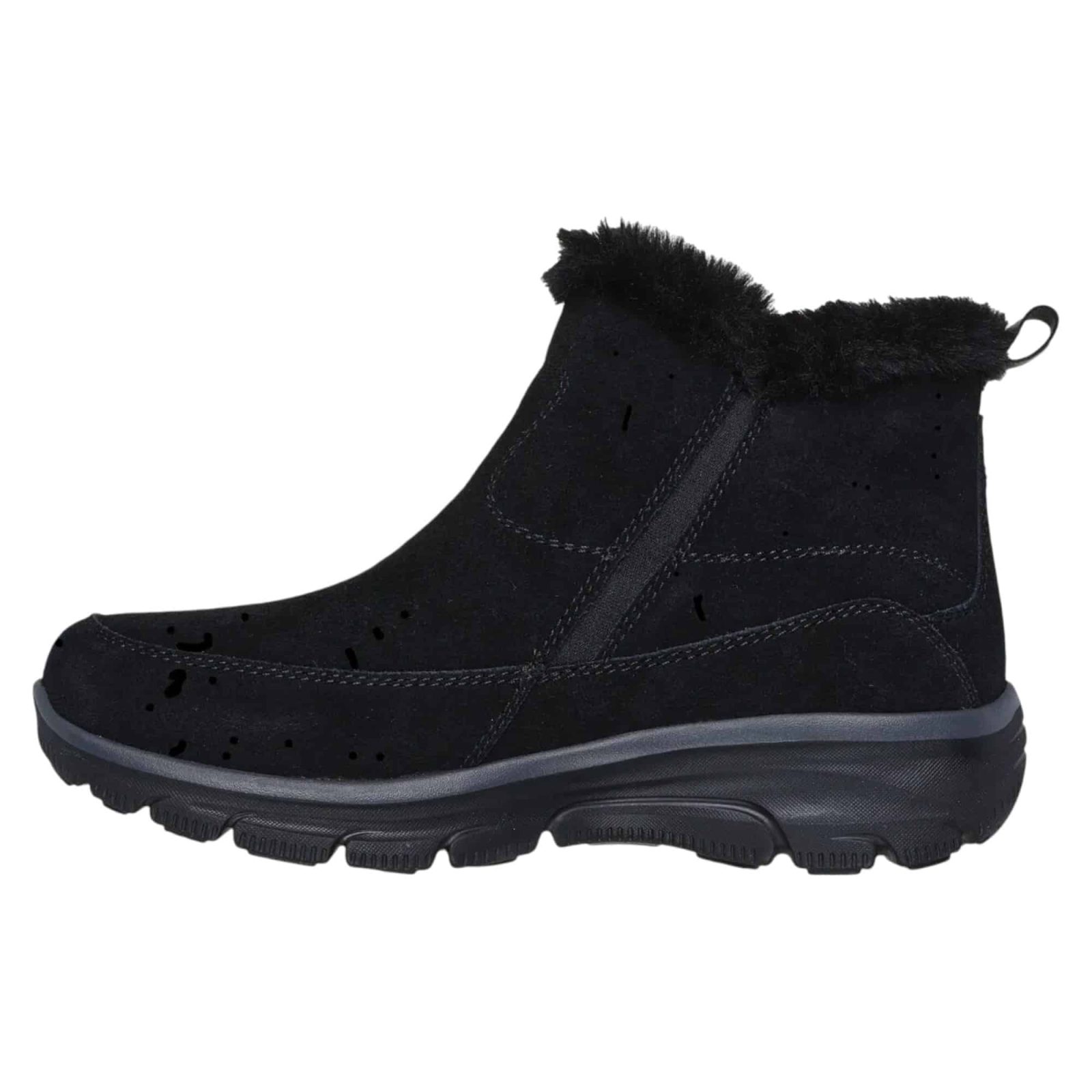 BOTA MUJER EASY GOING COOL ZIP BLK SKECHERS - Imagen 5
