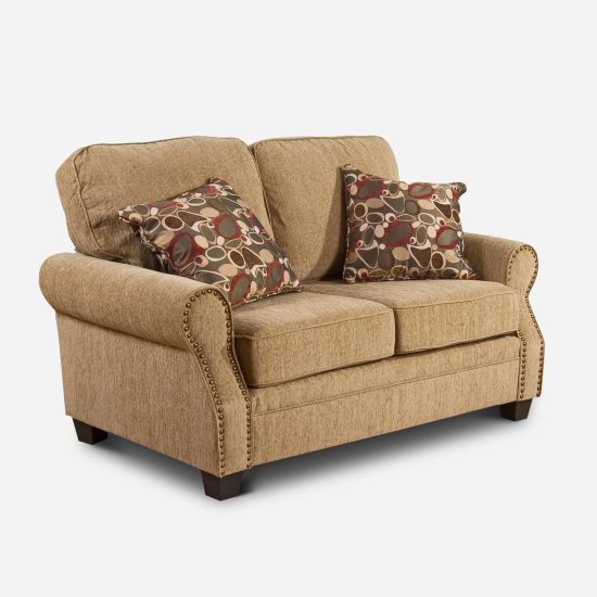 SOFA FLORIDA 2 CUERPOS CAFE CLARO CIC - Imagen 2