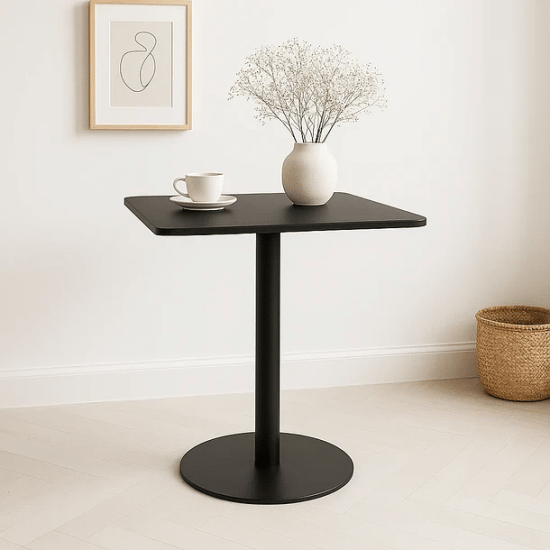 MESA RESTAURANT 70X70 TUBO METAL CUBIERTA MDF KLIK - Imagen 5
