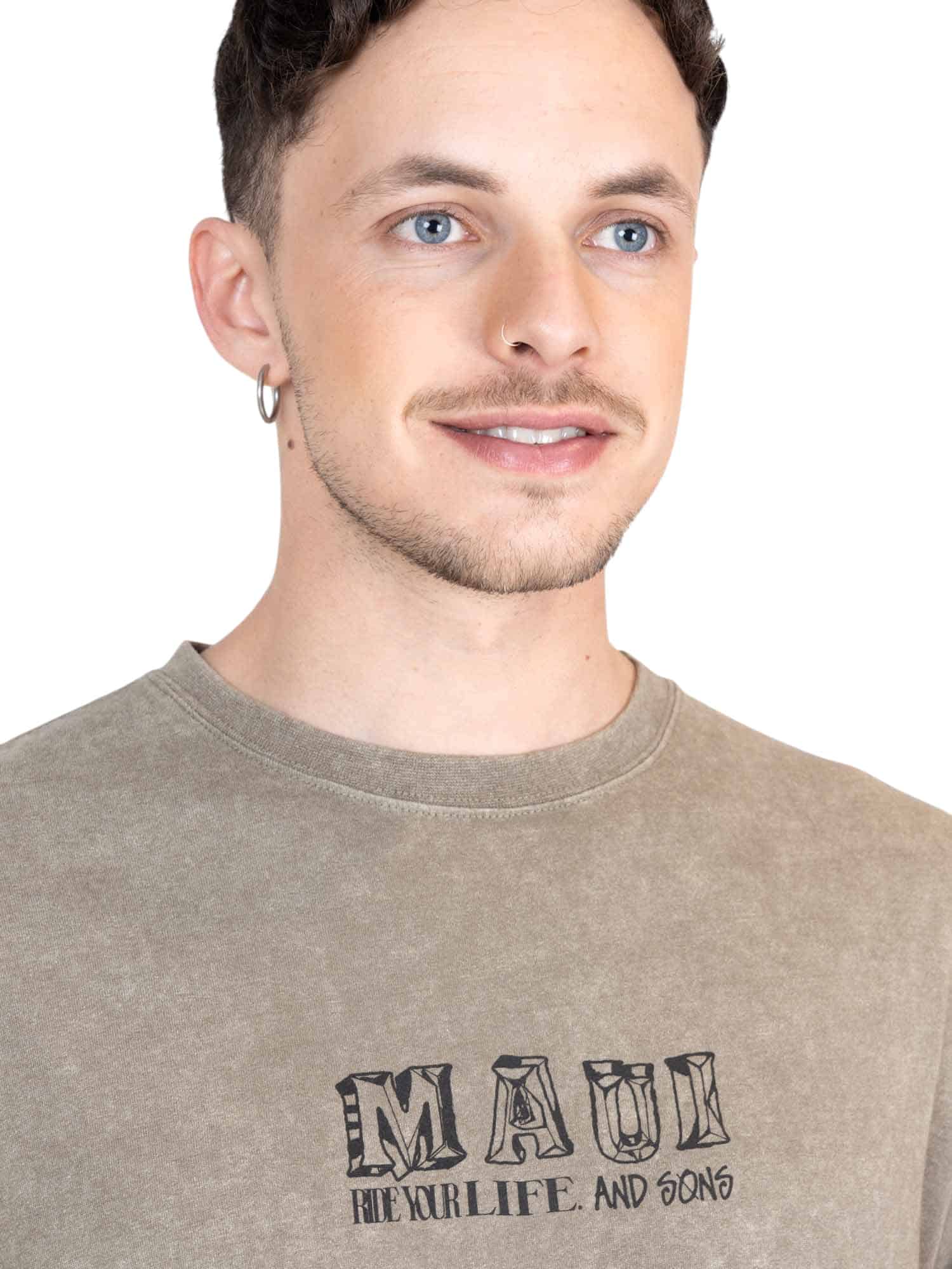 Polera Hombre Retro Surf Company Verde Maui - Imagen 3