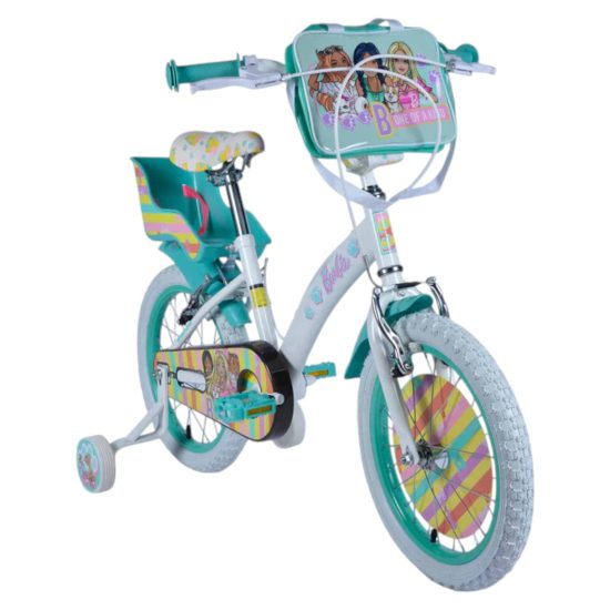 BICICLETA BARBIE ARO 16 BLANCO - Imagen 2
