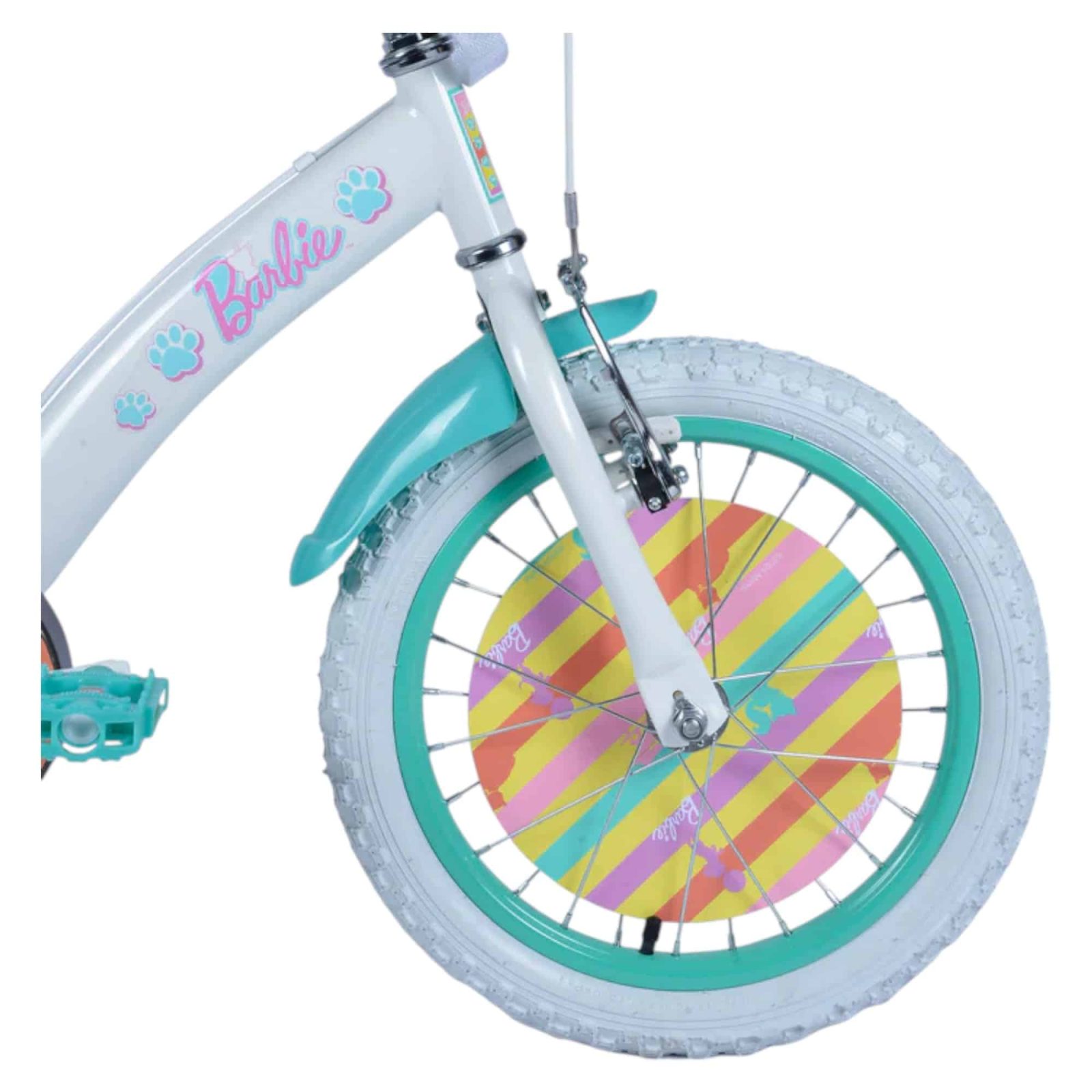 BICICLETA BARBIE ARO 16 BLANCO - Imagen 3