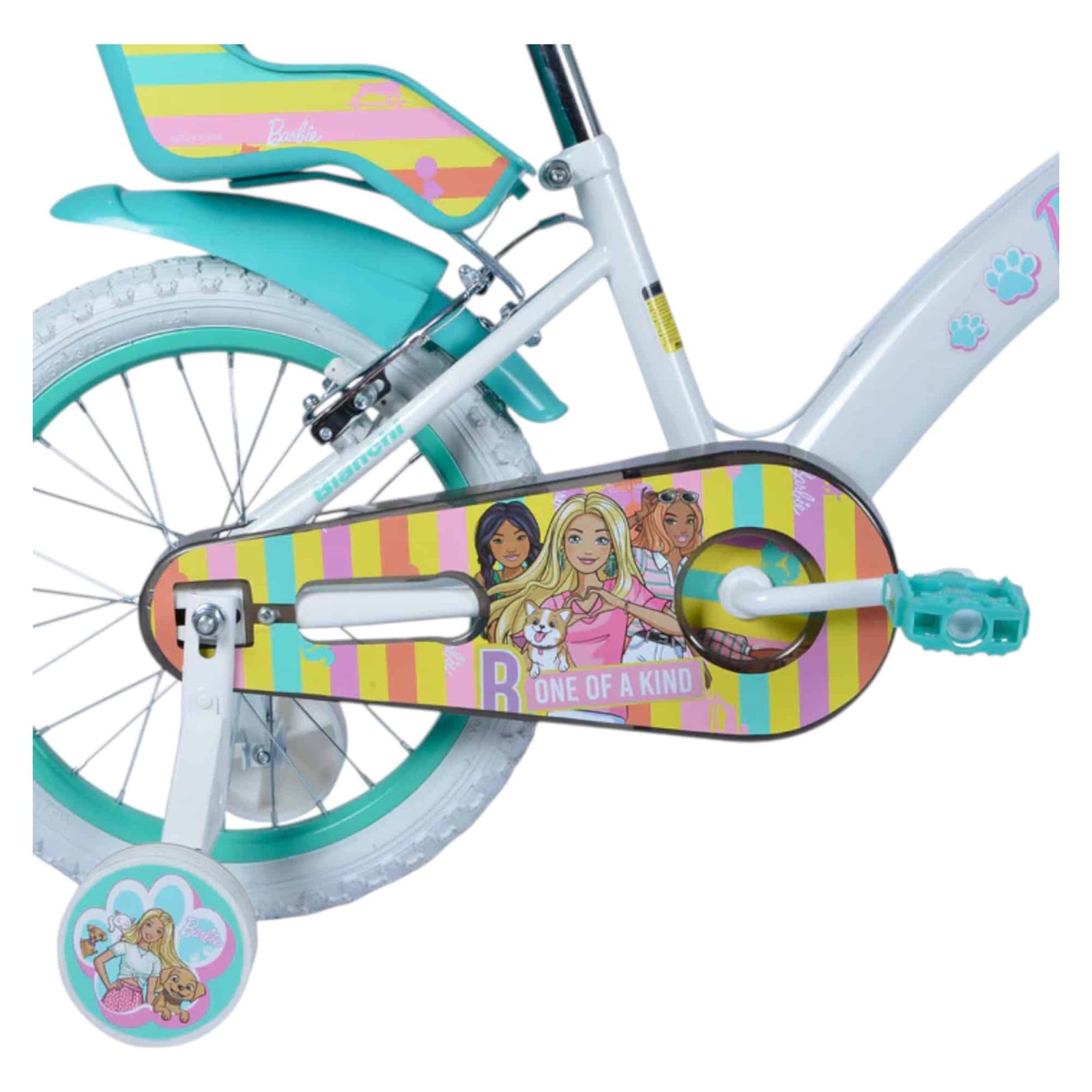 BICICLETA BARBIE ARO 16 BLANCO - Imagen 4