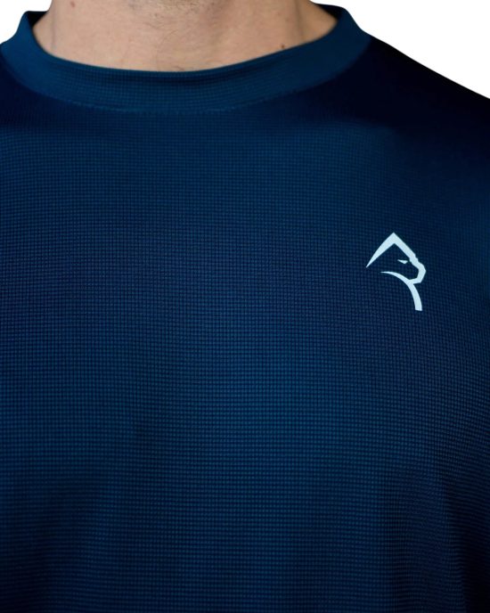 POLERA HOMBRE LIGHT AND DRY AZUL KONKO - Imagen 3