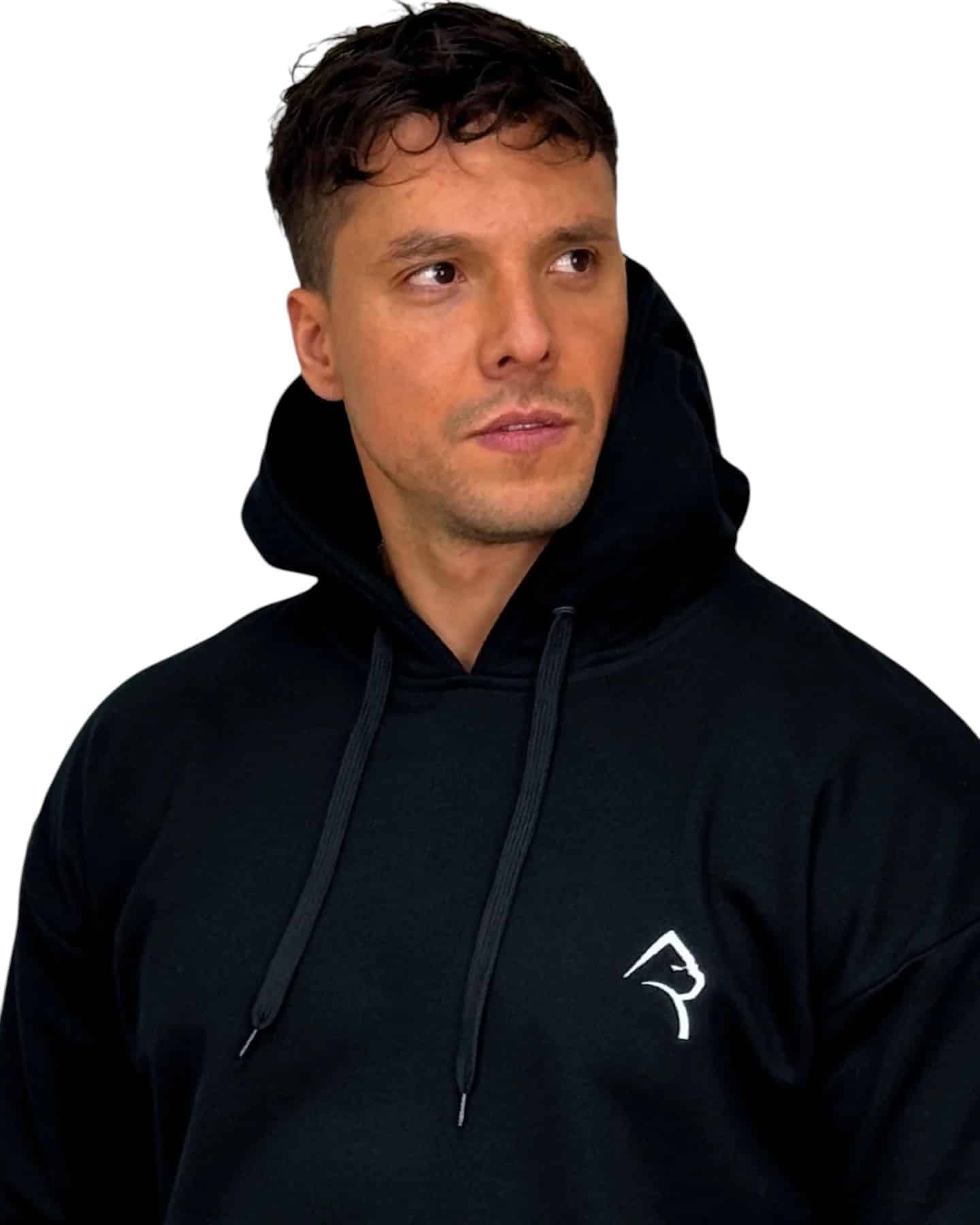 POLERON CANGURO RELAX NEGRO KONKO - Imagen 5