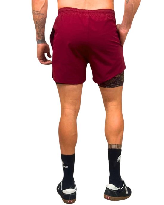 SHORT HOMBRE ECO 2 EN 1 GEOMETRIC KONKO - Imagen 4