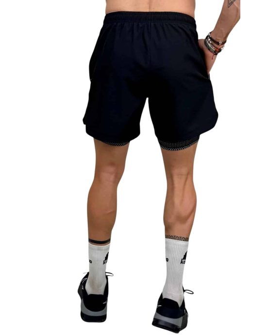 SHORT HOMBRE ECO 2 EN 1 ZIP AFRICA KONKO - Imagen 2