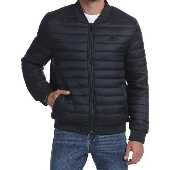 PARKA HOMBRE AZUL BOMBER BASICA REORDER ELLUS
