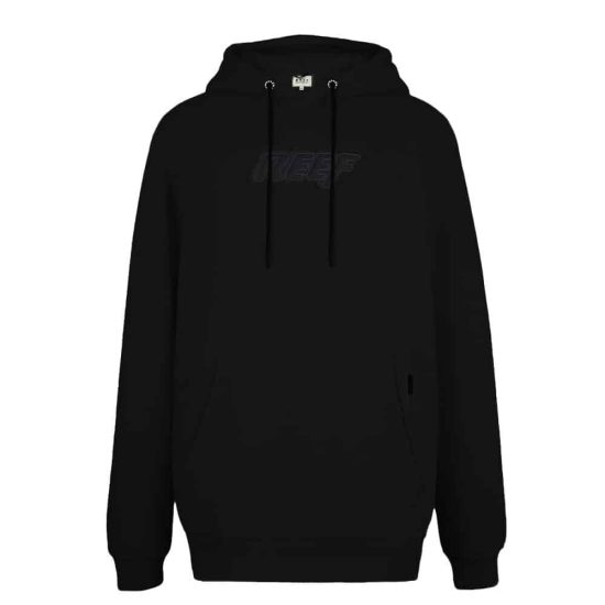 Polerón Reef Hombre Canguro Hoodie Logo Negro