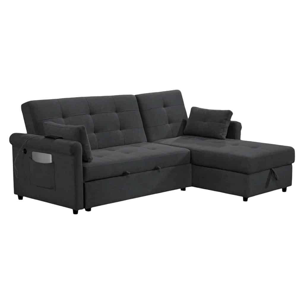 SOFA CAMA IÑIGO GRIS OSCURO 302154 CELTA