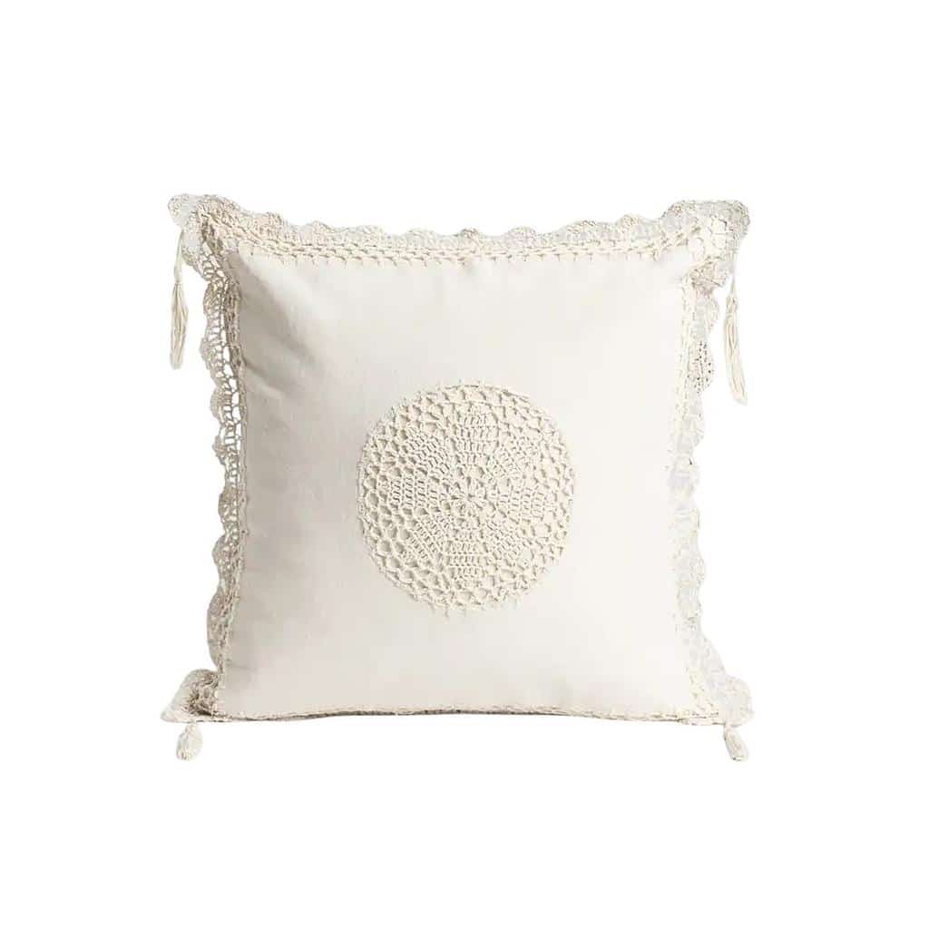 COJIN CROCHET LISO 45X45 CM CELTA
