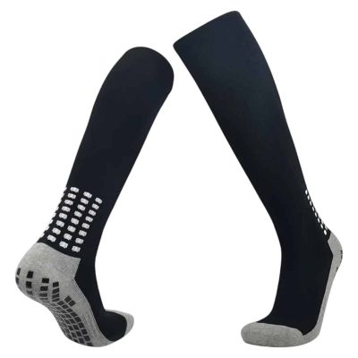 MEDIA FUTBOL ANTIDESLIZANTE NEGRO ADULTO RUNICK