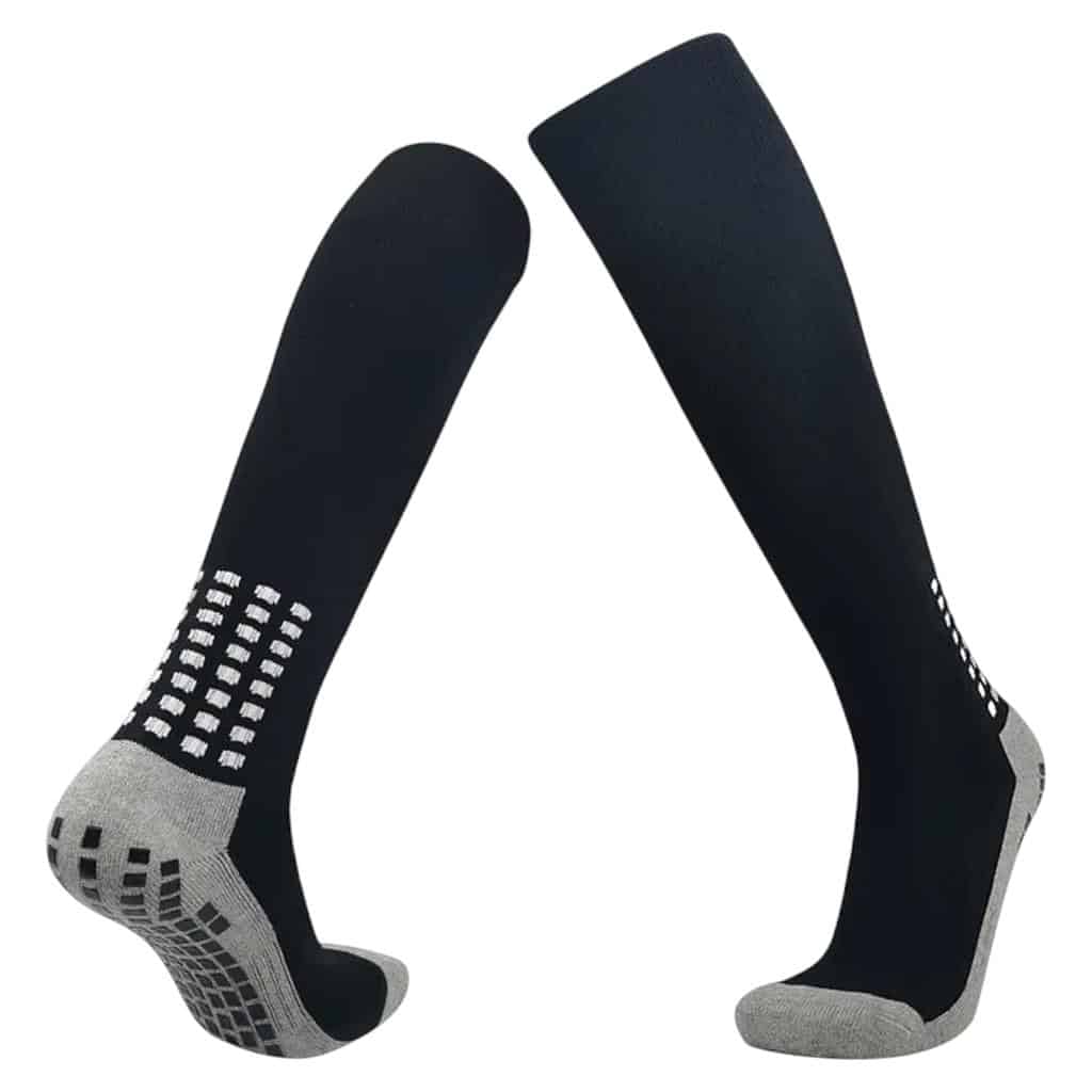 MEDIA FUTBOL ANTIDESLIZANTE NEGRO ADULTO RUNICK