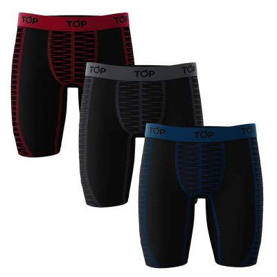 PACK 3 BOXER HOMBRE LARGO MICROFIBRA 214MCP3C2 TOP