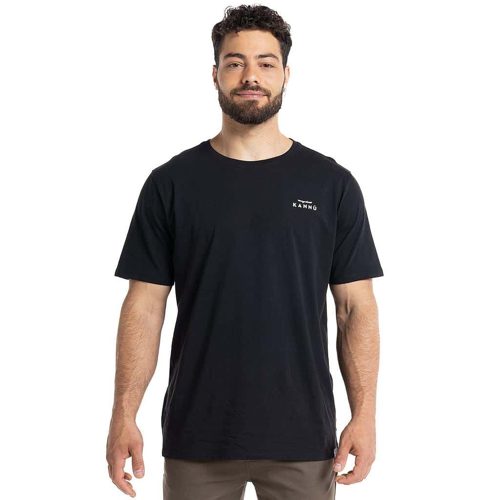 POLERA HOMBRE MINI LOGO NEGRO KANNU