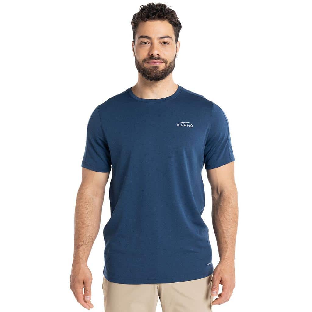 POLERA HOMBRE SPORT AZUL KANNU