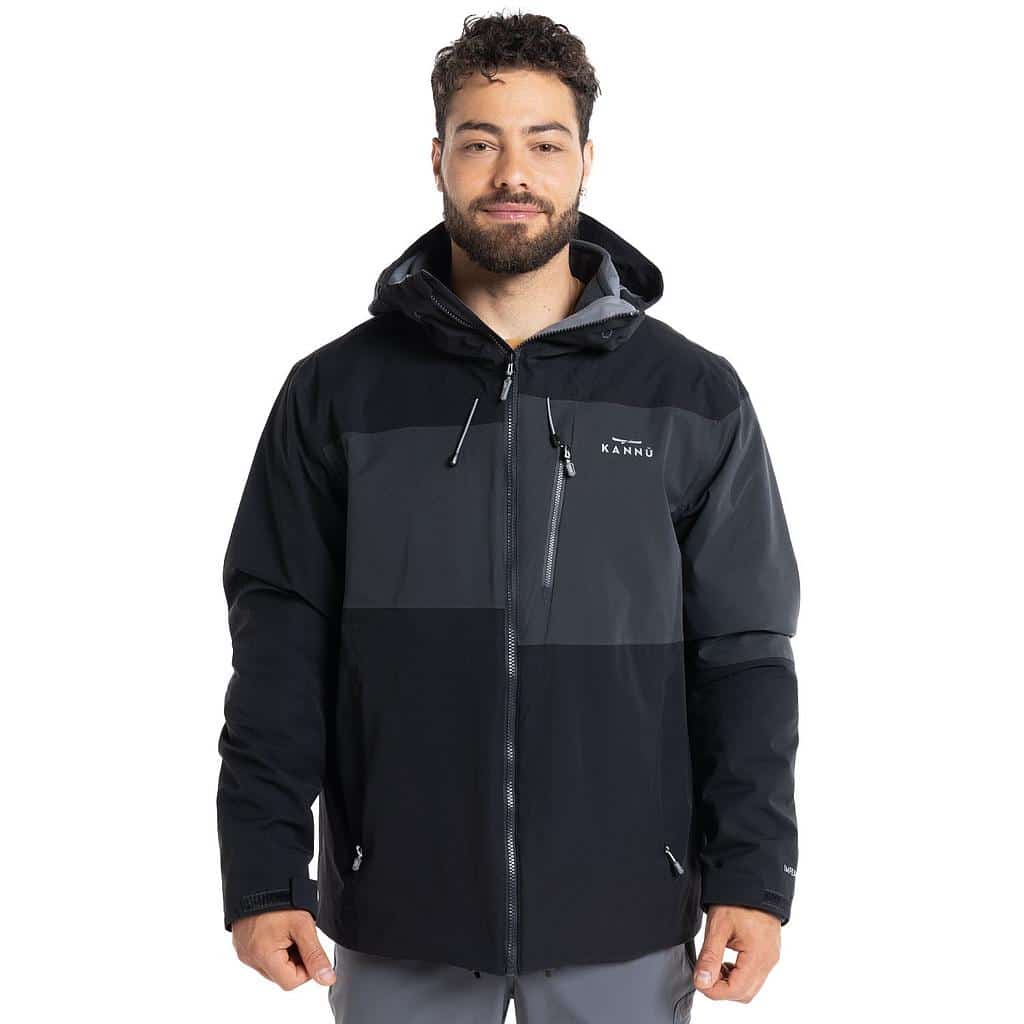 CHAQUETA HOMBRE BAKER 3 EN 1 NEGRO KANNU