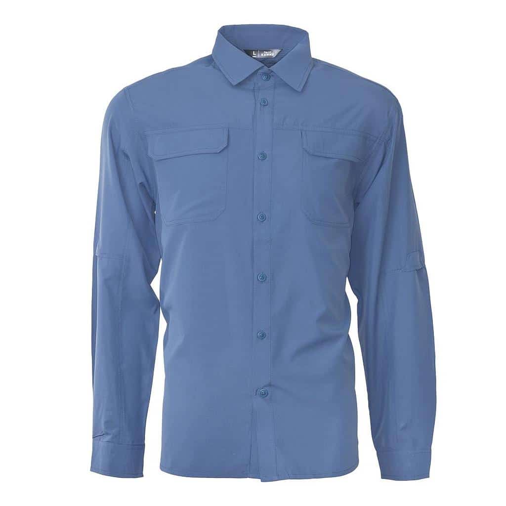 CAMISA HOMBRE OUTDOOR EXPLORE KNLI01100N BLUE KANNU