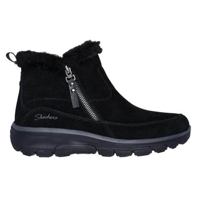 BOTA MUJER EASY GOING COOL ZIP BLK SKECHERS