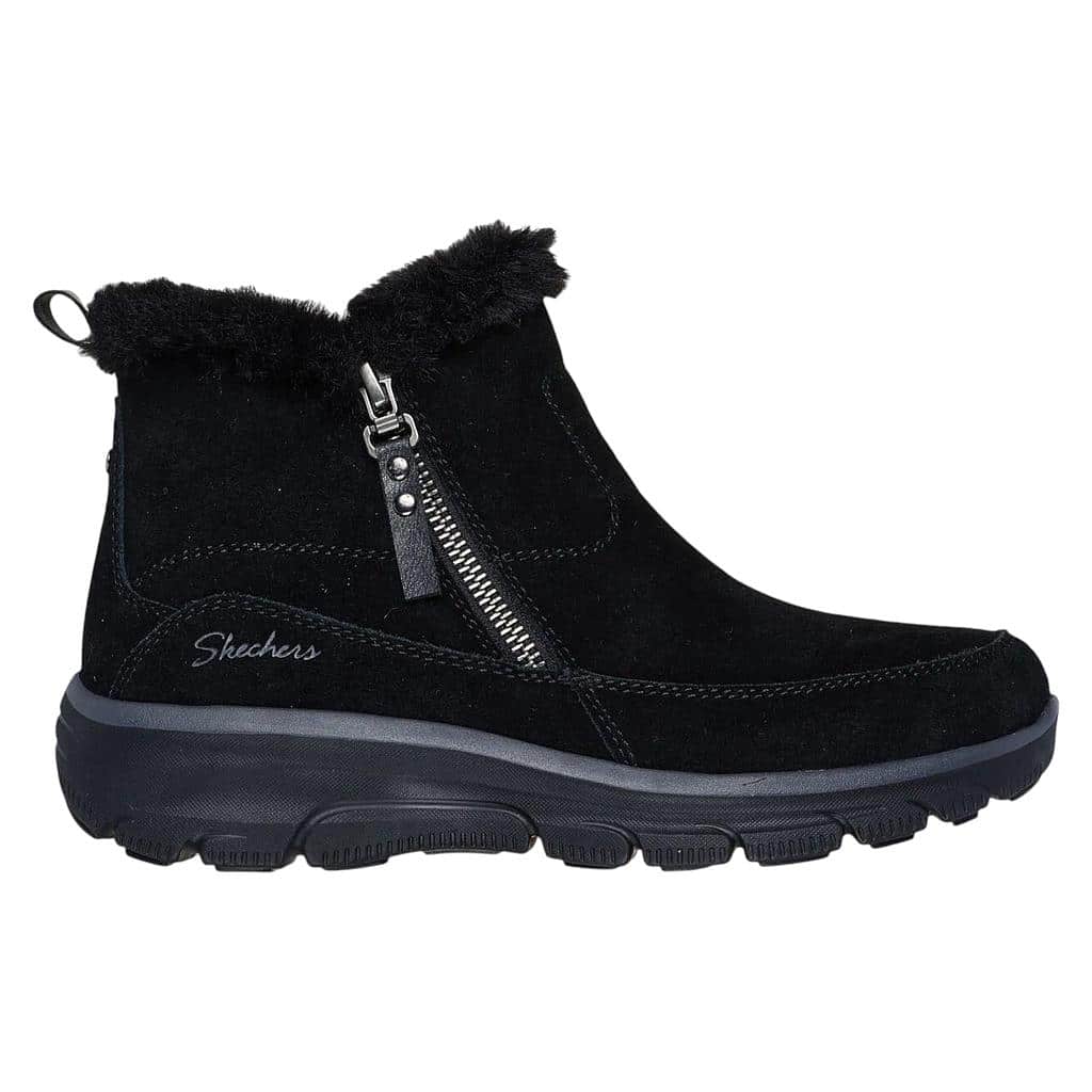 BOTA MUJER EASY GOING COOL ZIP BLK SKECHERS