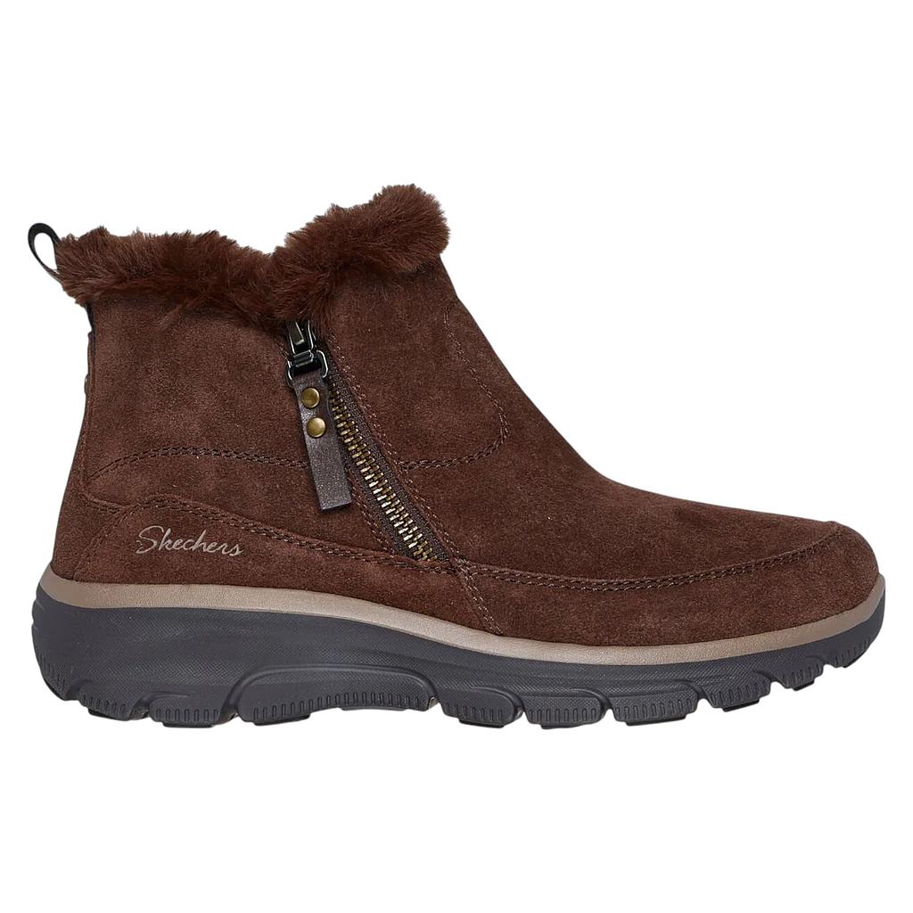 BOTA MUJER EASY GOING COOL ZIP CHOC SKECHERS