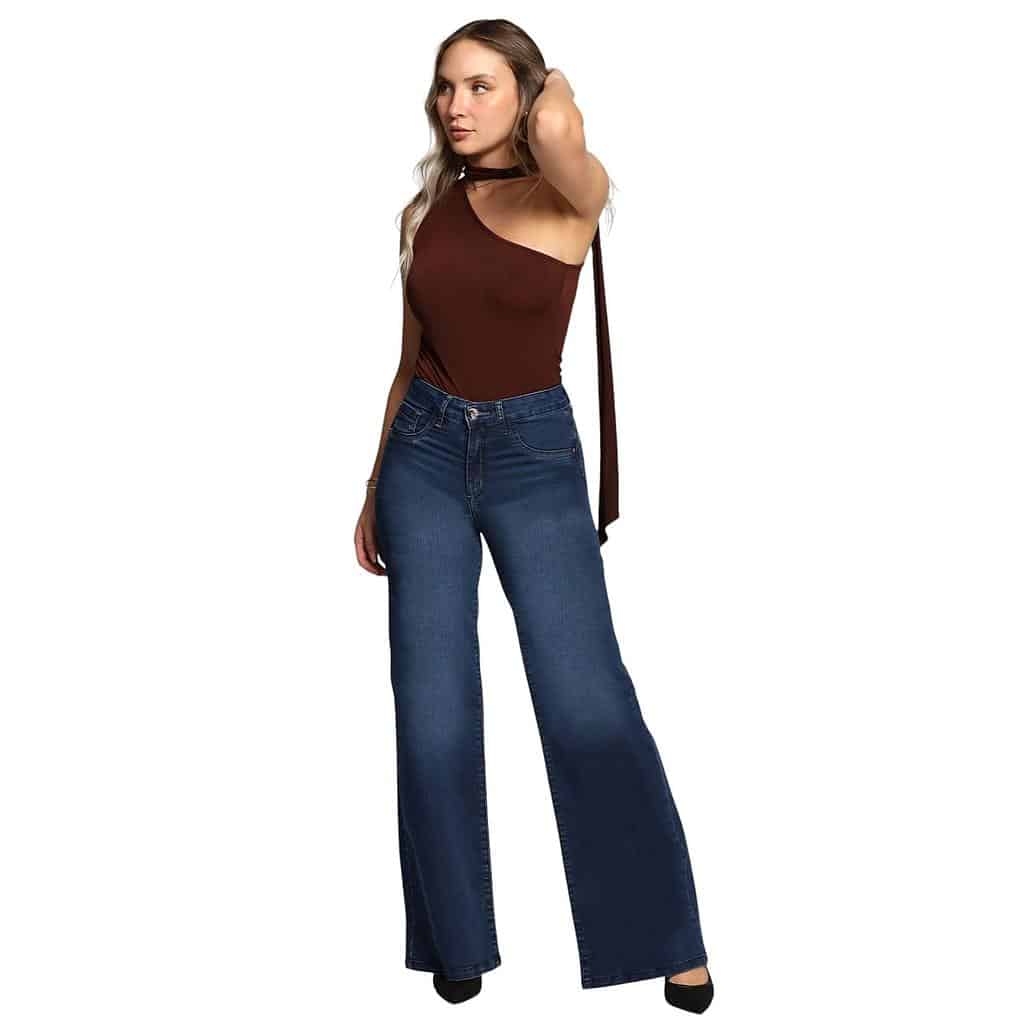 JEANS CINTURA PALAZZO 3886 MOHICANO