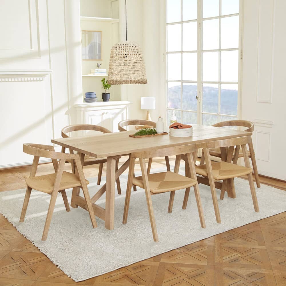 COMEDOR 6 SILLAS OAK CENIZA CIC
