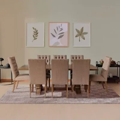 JUEGO DE COMEDOR SEATTLE 8 SILLAS CIC