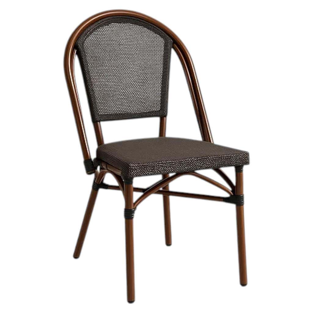 SILLA BISTRO PARISINA TEXTILENO CON REPOSABRAZOS KLIK