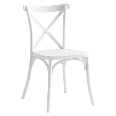 SILLA CROSSBACK DANUBIO DE TERRAZA EXTERIOR O COMEDOR KLIK