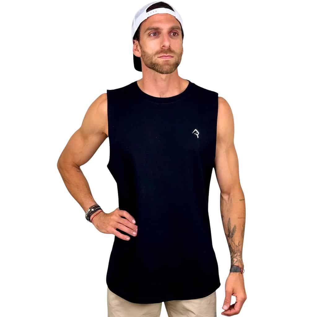 POLERA SUDADERA NEGRA TANK REVENGE KONKO