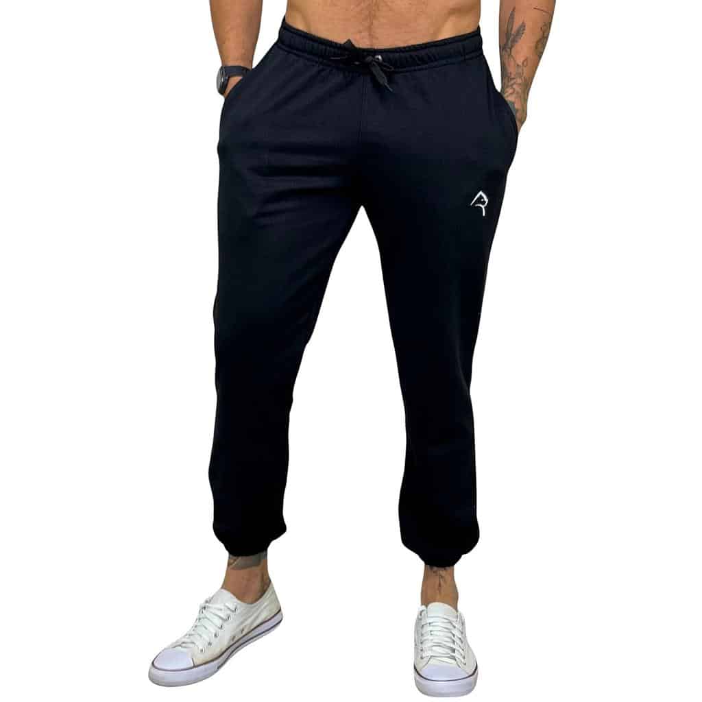 BUZO JOGGER RELAX NEGRO HOMBRE KONKO