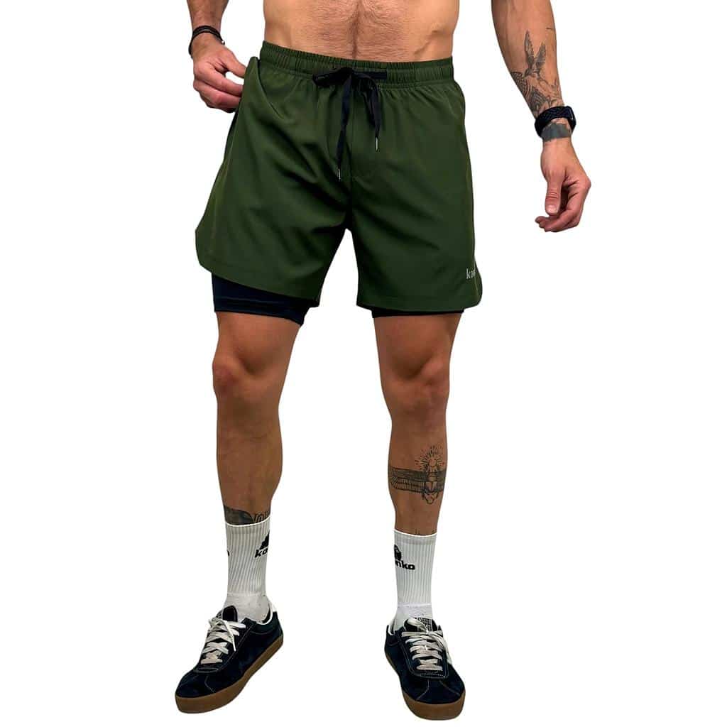 SHORT HOMBRE ECO 2 EN 1 ZIP HUNTER KONKO