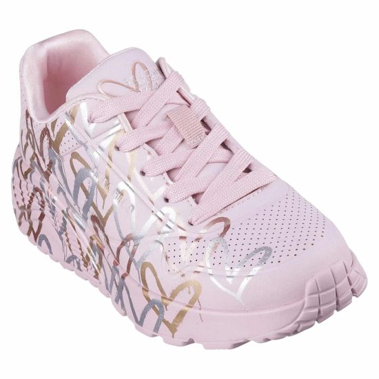 ZAPATILLA KIDS UNO LITE METALLIC LOVE MVMT SKECHERS - Imagen 2