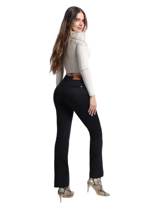 JEANS ITALIA BLACK RECTO DIVINE - Imagen 2