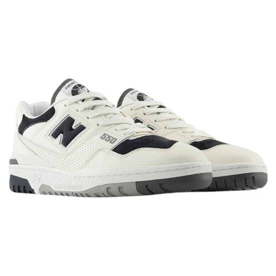 Zapatilla Urbana Hombre New Balance 550 Blanca/Negro - Imagen 2