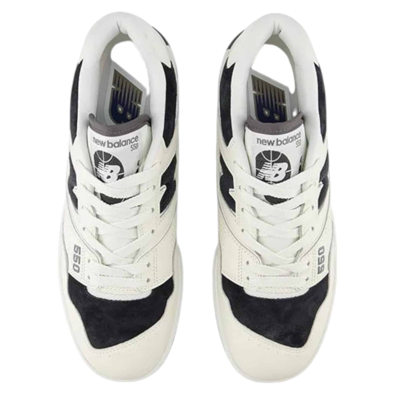 Zapatilla Urbana Hombre New Balance 550 Blanca/Negro - Imagen 4